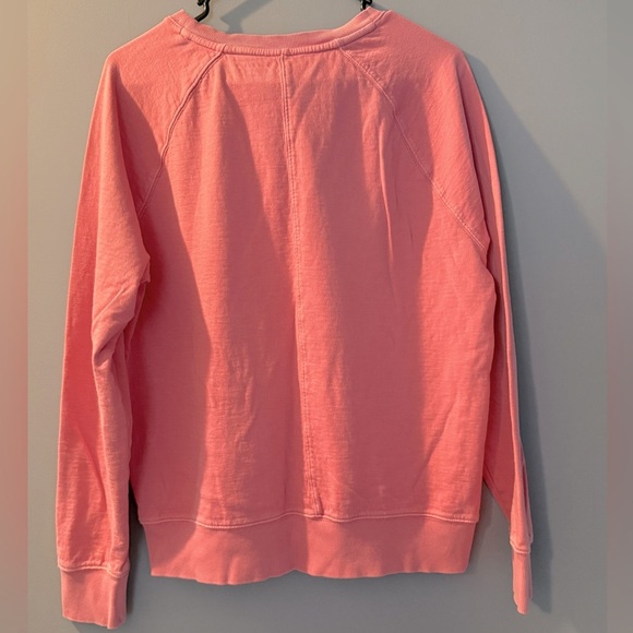 Athleta Women's Sz M Sundown Coral Pullover Sweatshirt EUC - Picture 1 of 5